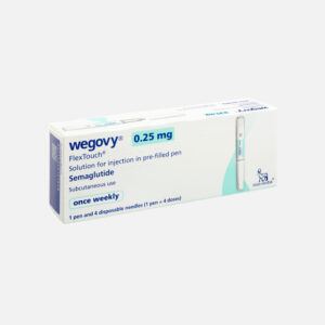 Wegovy FlexTouch 0.25mg (1 pen = 4 doses) - PREORDER