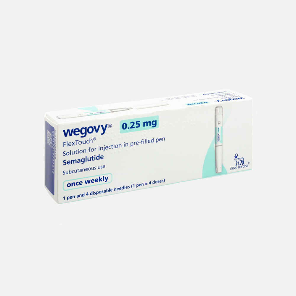 Wegovy FlexTouch 0.25mg (1 pen = 4 doses) - PREORDER