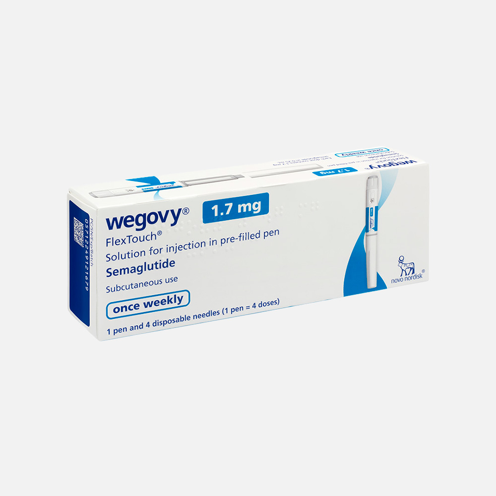 Wegovy FlexTouch 1.7mg (1 pen = 4 doses) - PREORDER